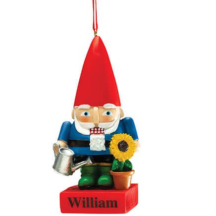 Personalized Garden Gnome Nutcracker Ornament-372365