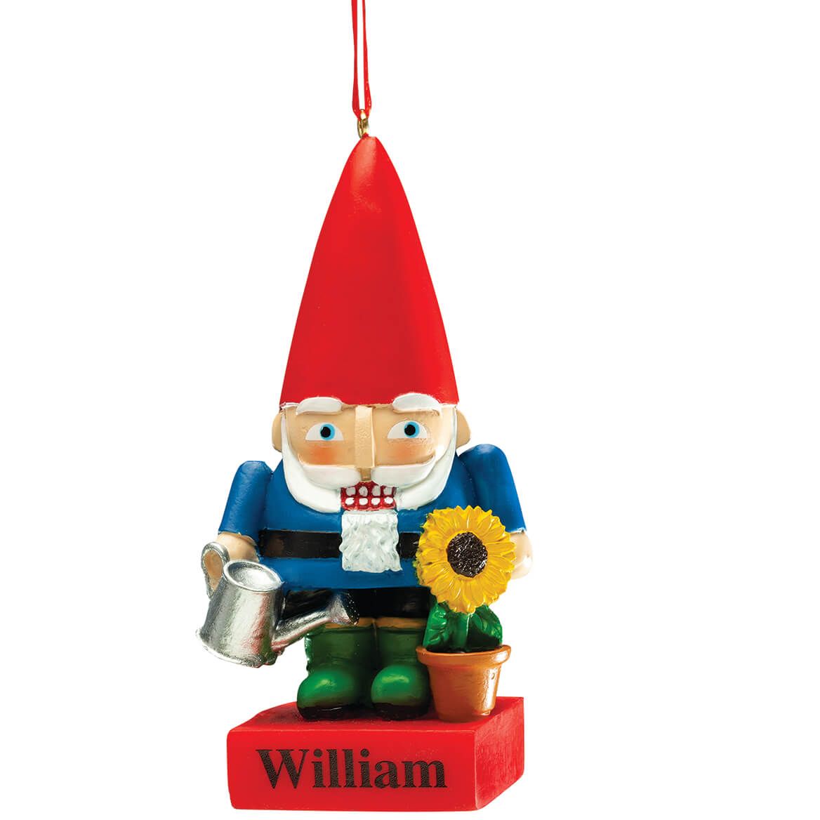 Personalized Garden Gnome Nutcracker Ornament + '-' + 372365
