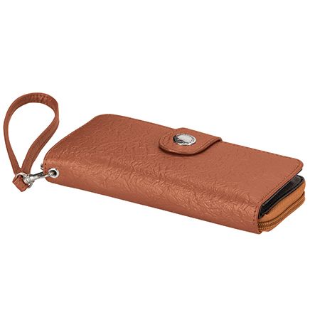 B. Amici™ Nancy RFID Leather Wallet with Wristlet-372510
