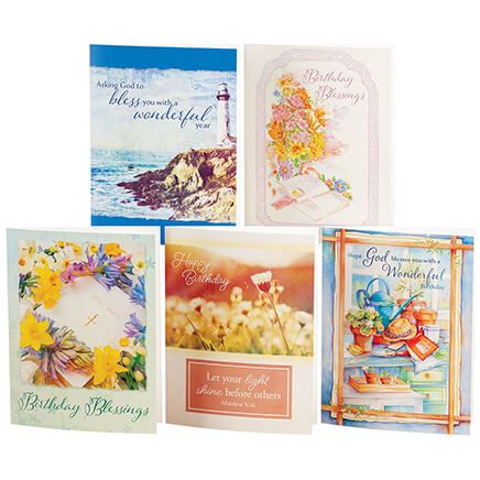 Christian Birthday Card Variety Pack, Set of 20-372516