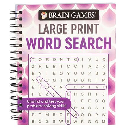 Brain Games® Swirls Design Large Print Word Search Puzzles-372568