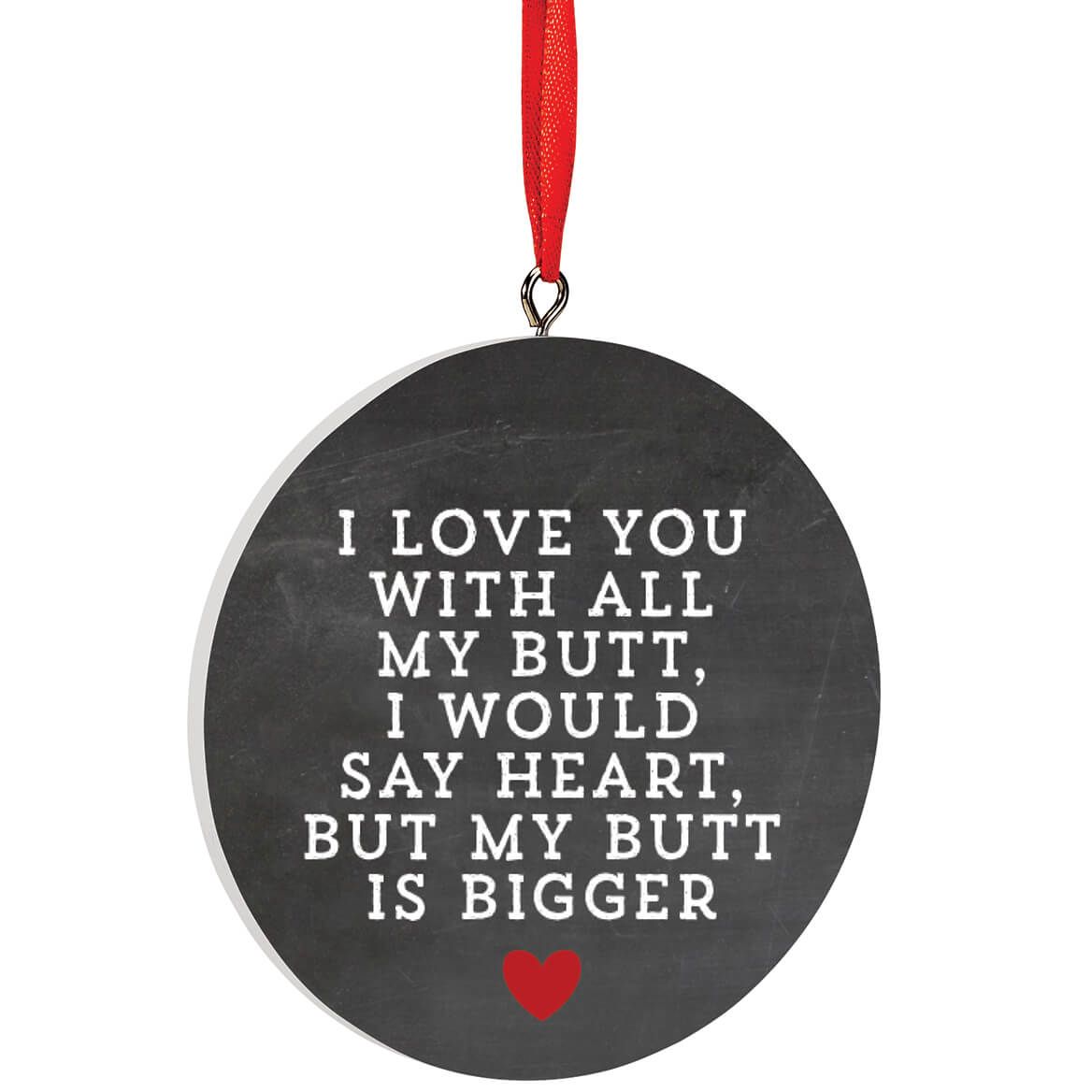 Personalized I Love You With All My Butt Ornament + '-' + 372726