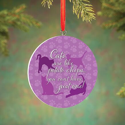 Personalized Cat Potato Chip Ornament-372727
