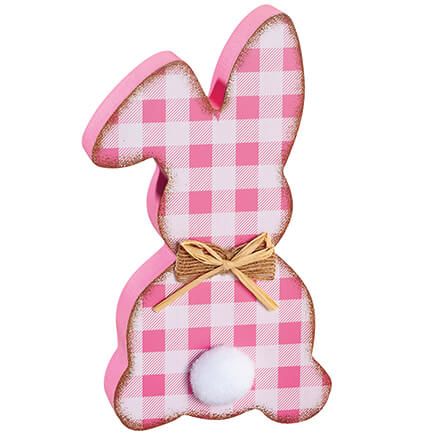 Pink Bunny Shelf Sitter by Holiday Peak™-372753