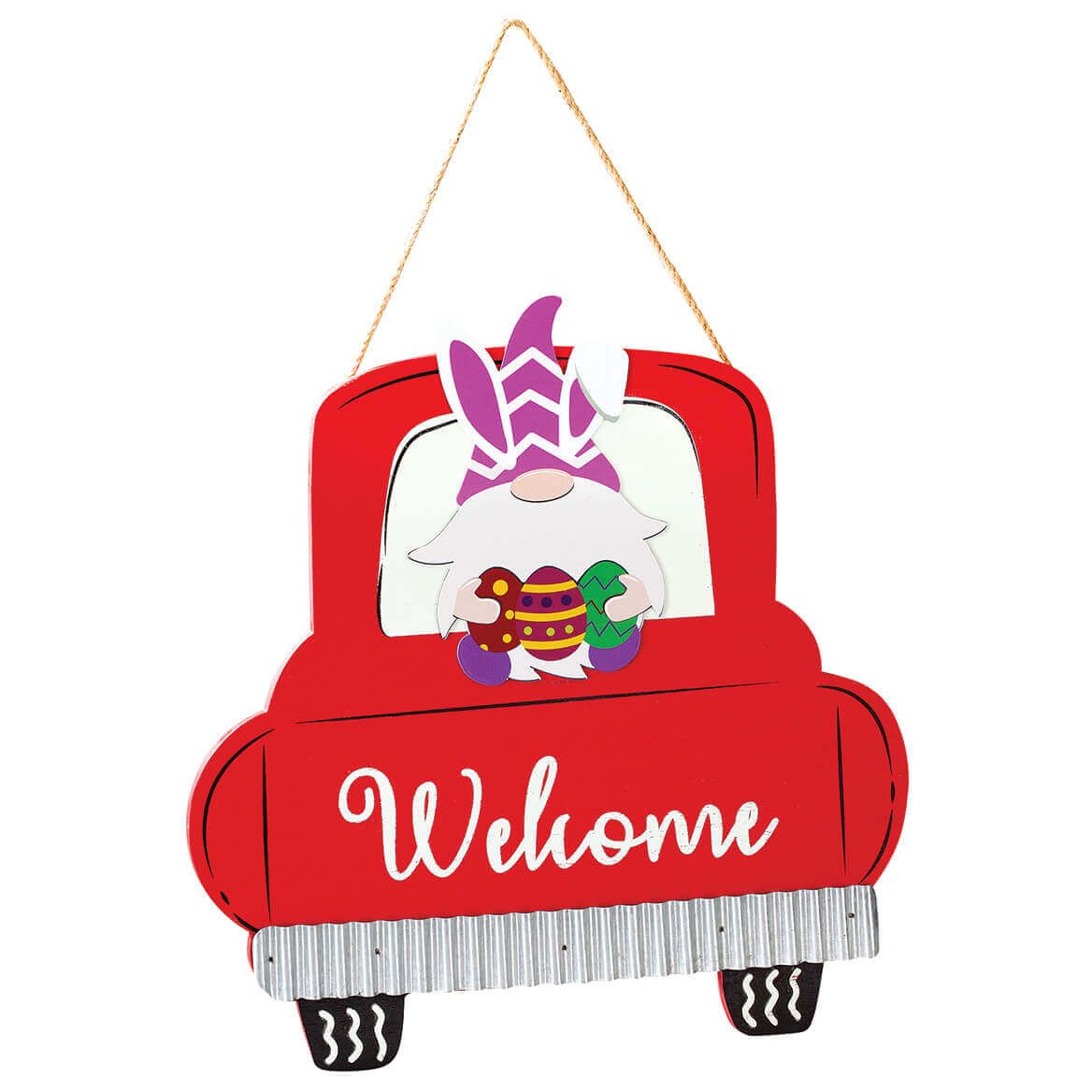 Welcome Gnome Truck Hanger with 6 Interchangeable Accents + '-' + 372798