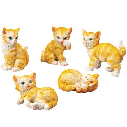 Mini Kitten Sitter Figurines, Set of 5-372806