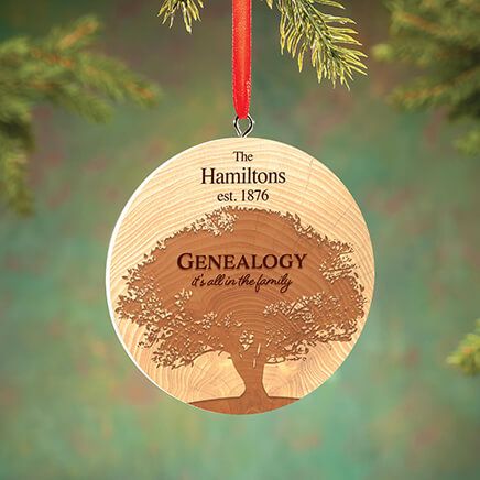 Personalized Genealogy Ornament-372862