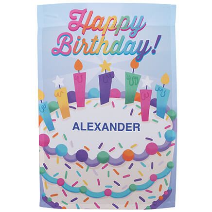 Personalized Birthday Garden Flag-373000
