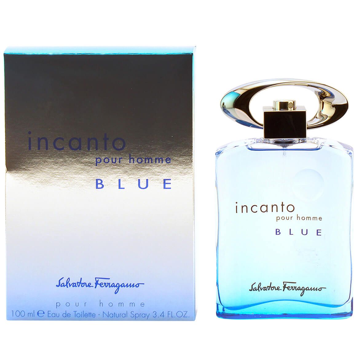 Incanto Blue by Salvatore Ferragamo for Men EDT, 3.4 oz. + '-' + 373186