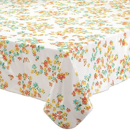 Butterfly Bliss Vinyl Table Cover by Chef's Pride-373219
