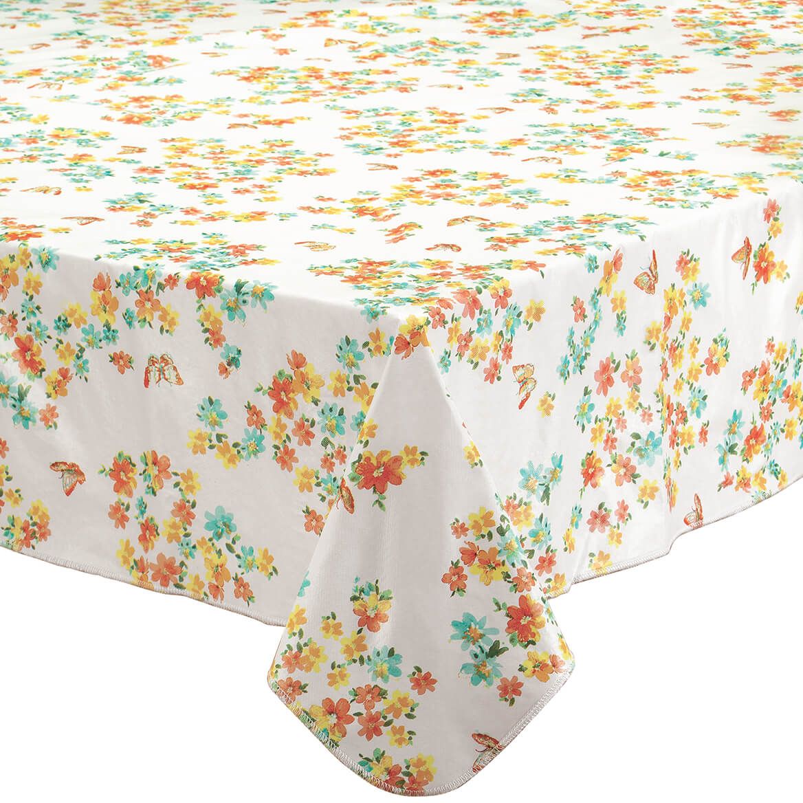 Butterfly Bliss Vinyl Table Cover by Chef's Pride + '-' + 373219