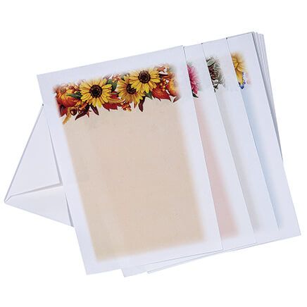 Seasonal Florals Stationery Set-373239