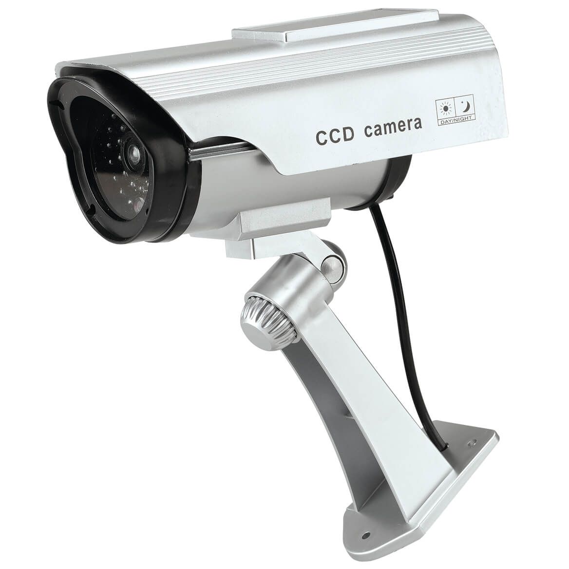 Silver Mock Solar Security Camera + '-' + 373284