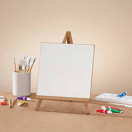 Square Craft Wood Sign with Easel-373344
