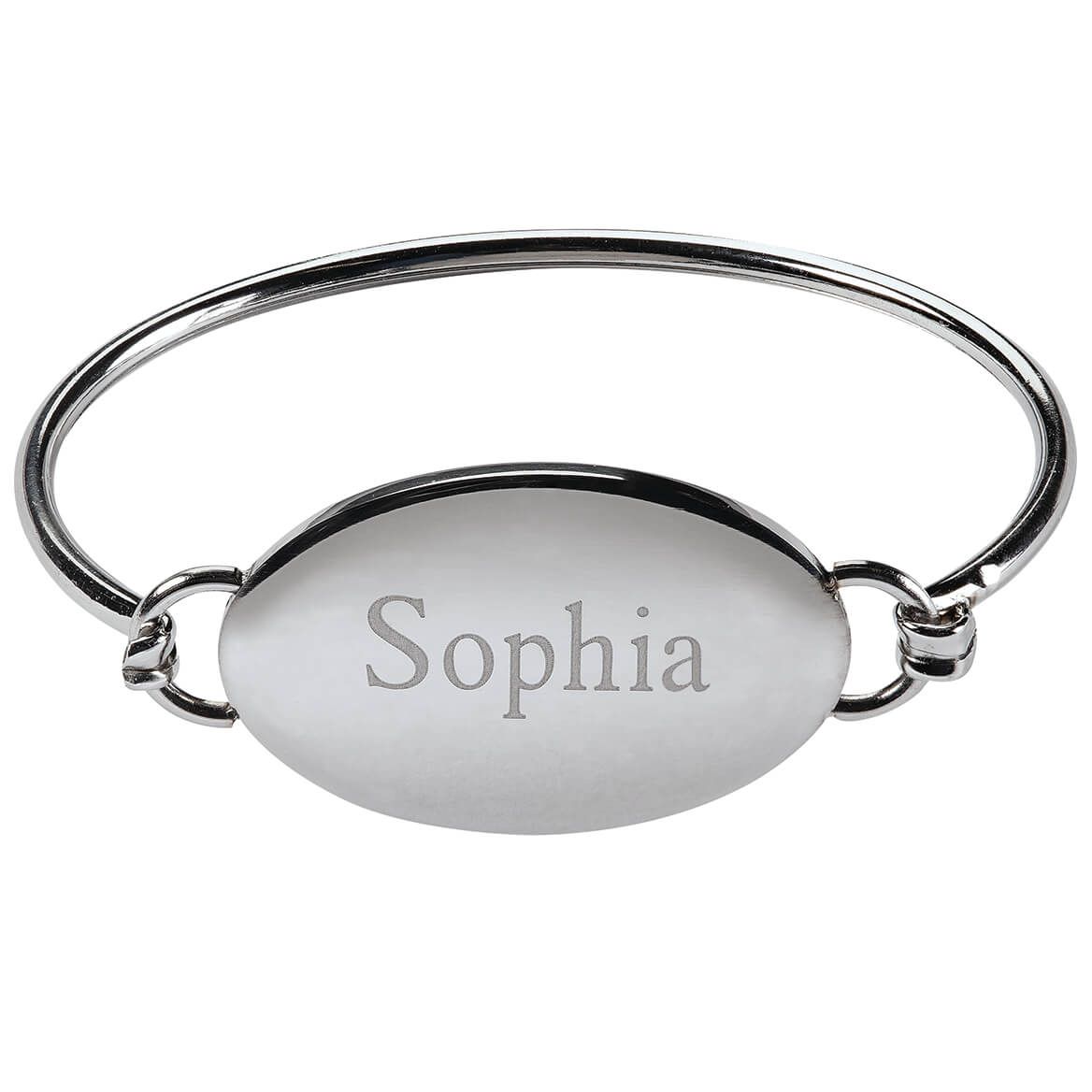 Personalized Stainless Steel Baby Bangle Bracelet + '-' + 373350