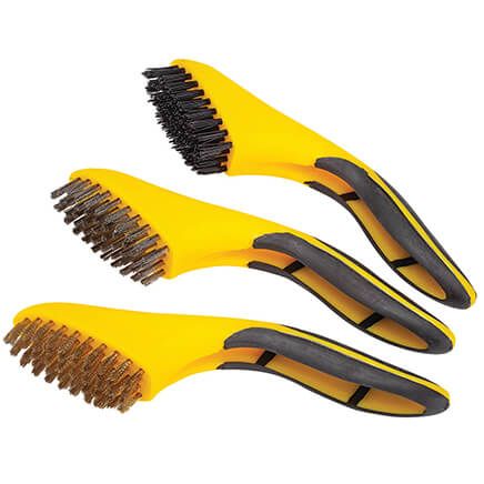 Heavy-Duty Wide Brushes, Set of 3-373363