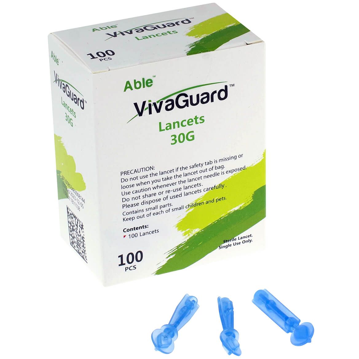 Able™ VivaGuard™ 30G Lancets, Set of 100 + '-' + 373368