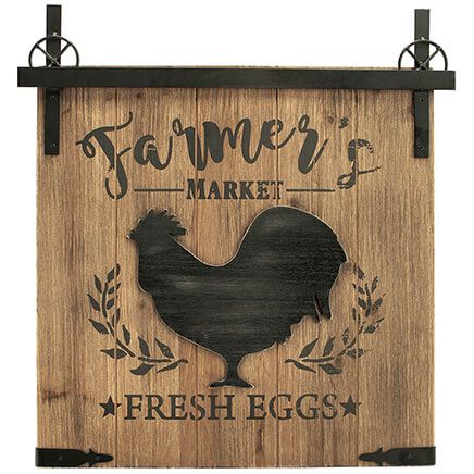 Farmer's Market Wall Plaque-373415