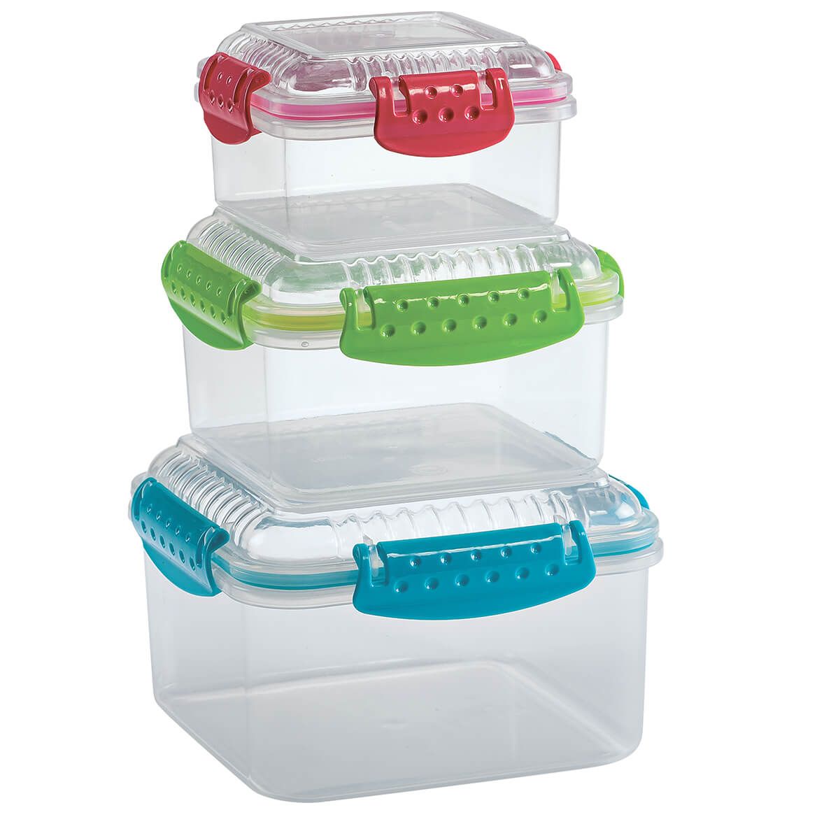 Locking Lunch Containers by Chef's Pride, Set of 3 + '-' + 373553