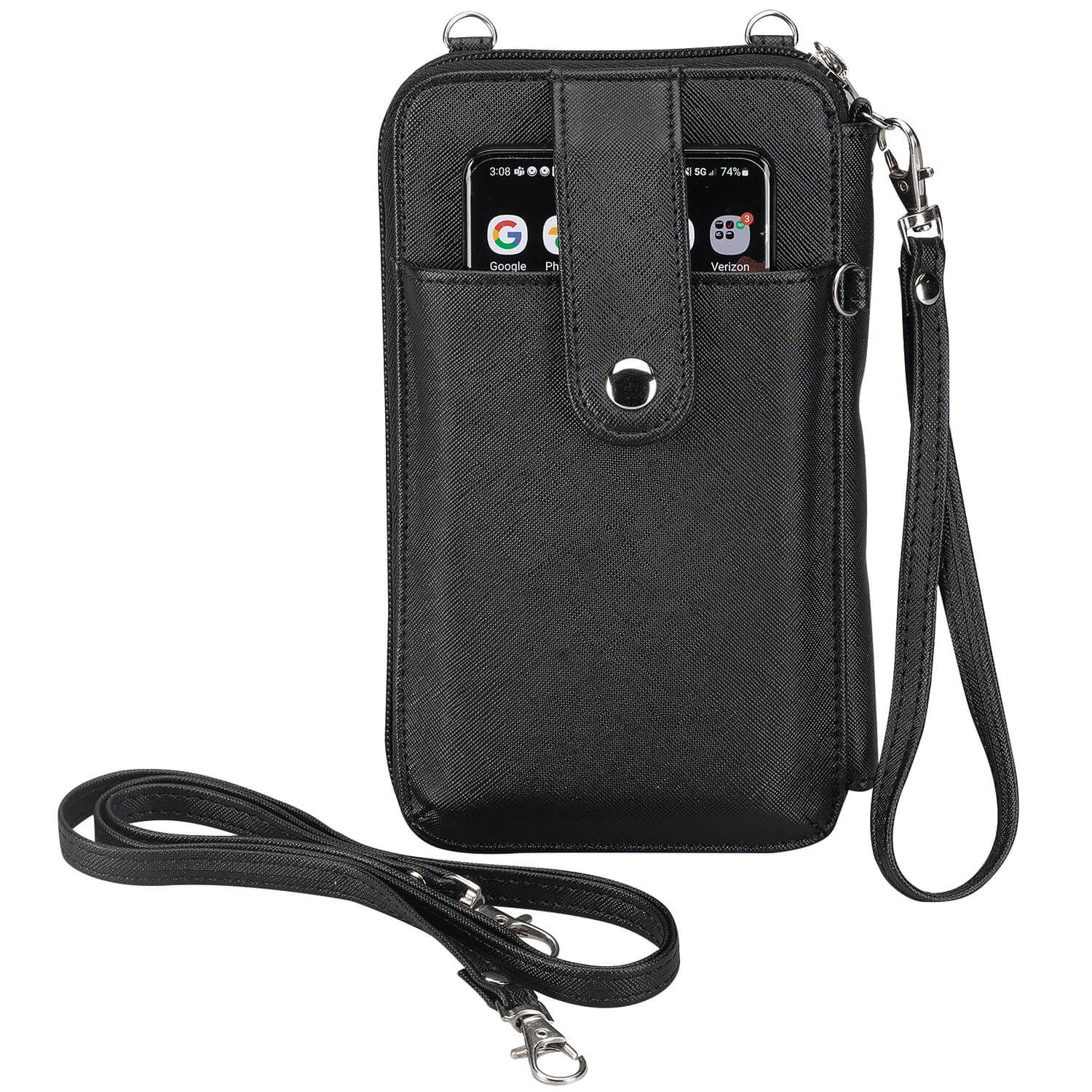 RFID Phone Wallet Shoulder Bag and Wristlet + '-' + 373609