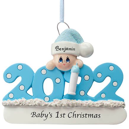 Personalized 2022 Baby's First Christmas Ornament-373649