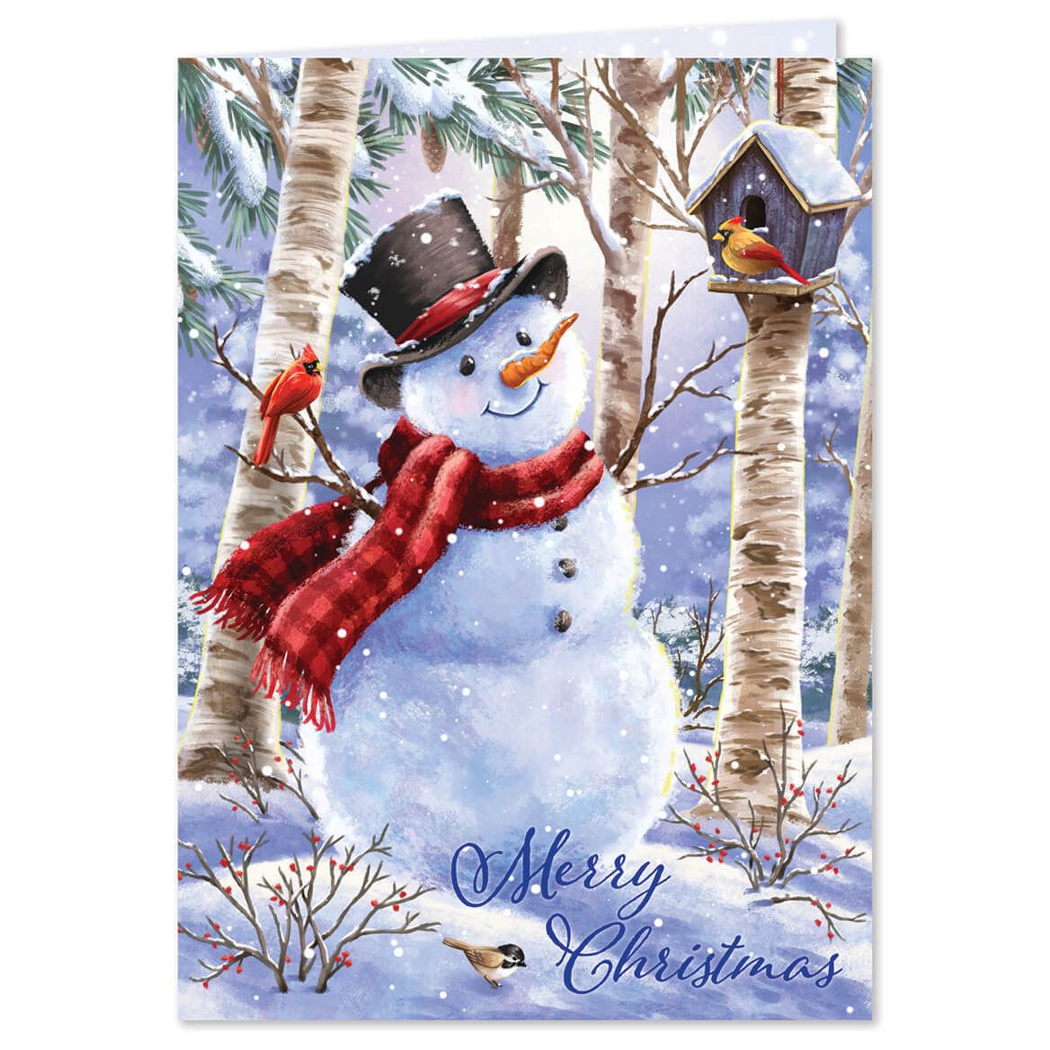 Personalized Snowman and Friends Christmas Cards, Set of 20 + '-' + 373666