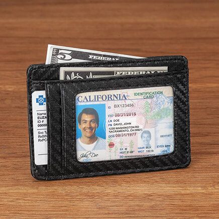 JaxsonCade™ Carbon Fiber RFID Wallet-373750