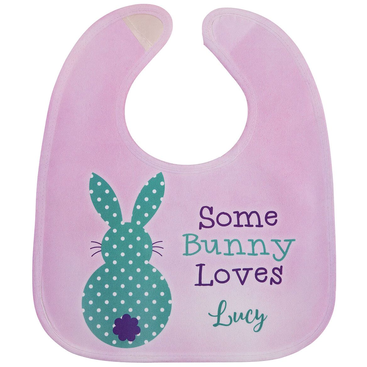 Personalized Some Bunny Loves Baby Bib + '-' + 373826