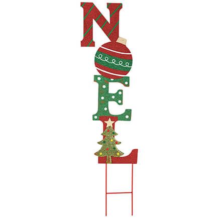NOEL Metal Decorative Lawn Stake by Fox River™ Creations-373845