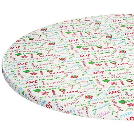 Holiday Expressions Elasticized Vinyl Table Cover by Chef's Pride™-373920