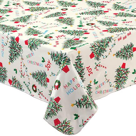 Oh Christmas Tree! Vinyl Table Cover by Chef's Pride™-373923