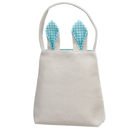 Bunny Bag with Blue Gingham-374179