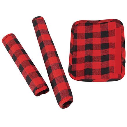 Buffalo Plaid Appliance Handle Covers by Chef's Pride™, Set of 3-374193