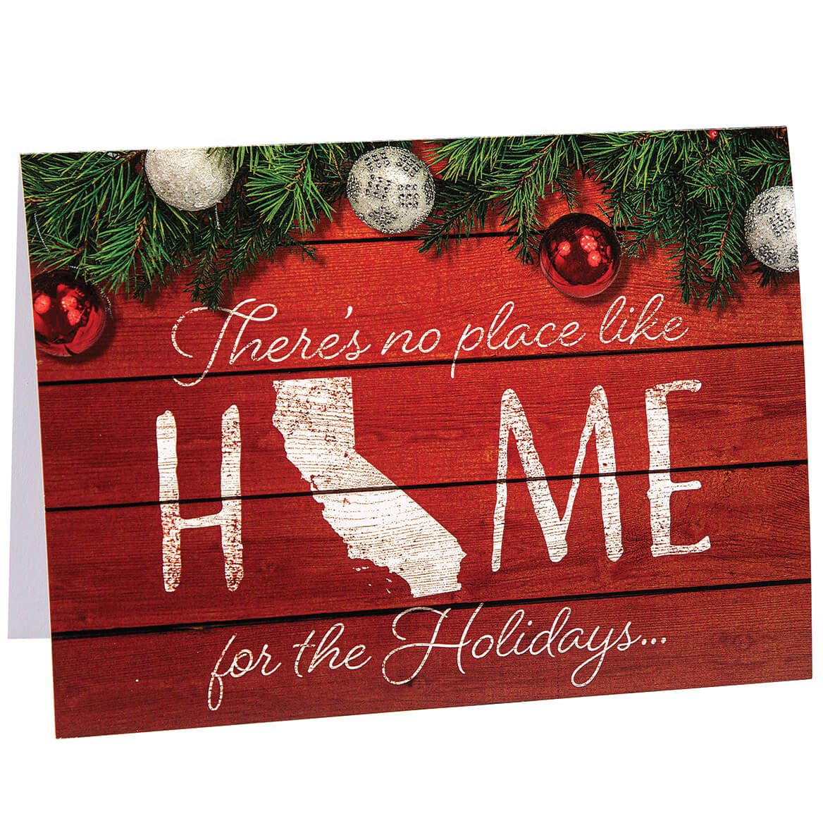 Personalized Home State Christmas Cards, Set of 20 + '-' + 374312