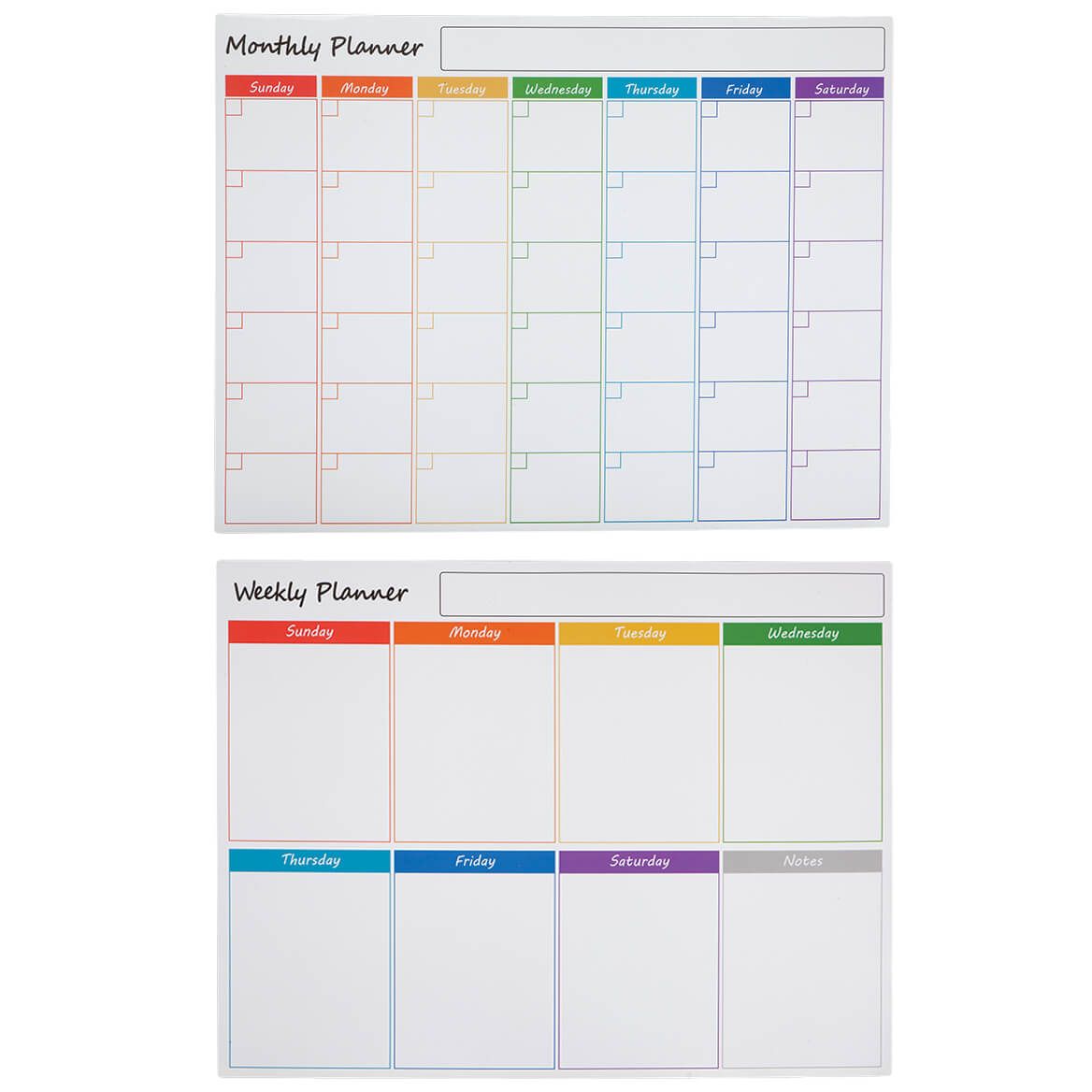 Weekly/Monthly Magnetic Calendars, Set of 2 + '-' + 374315