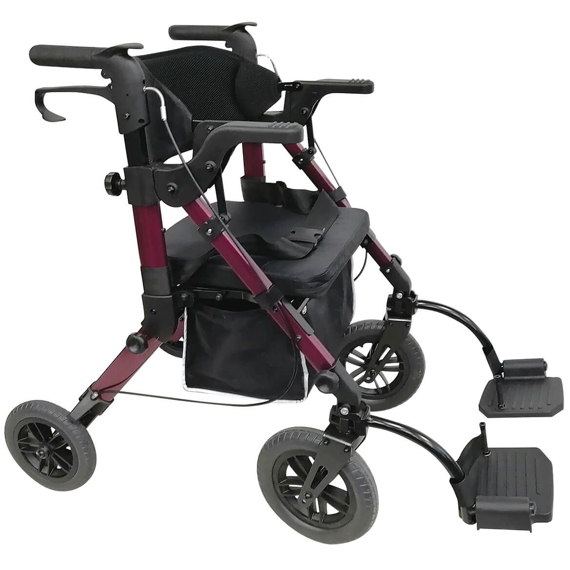 Dual Function Transport Chair and Rollator by LivingSURE™ + '-' + 374392