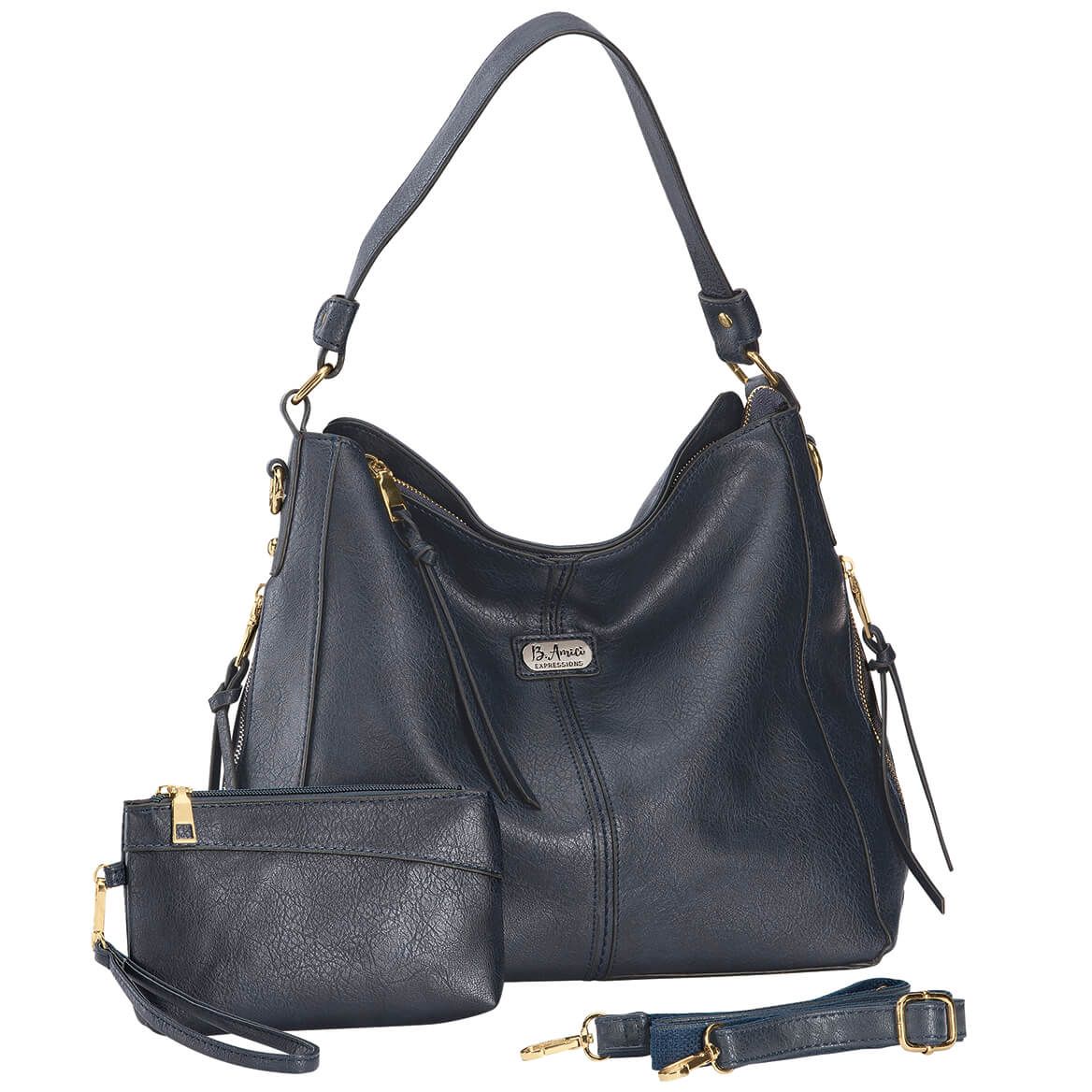 B. Amici™ Expressions Trina Hobo Handbag with Wristlet + '-' + 374396