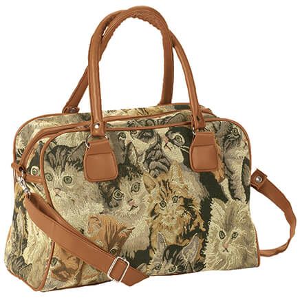 Animal Tapestry Barrel Handbag-374399