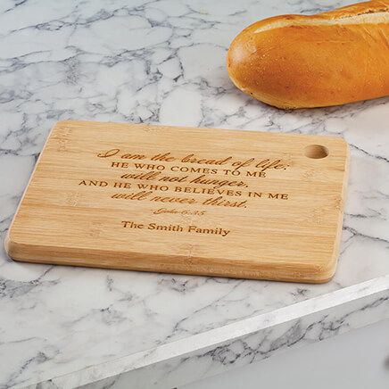 Personalized "I Am The Bread of Life" Cutting Board-374402