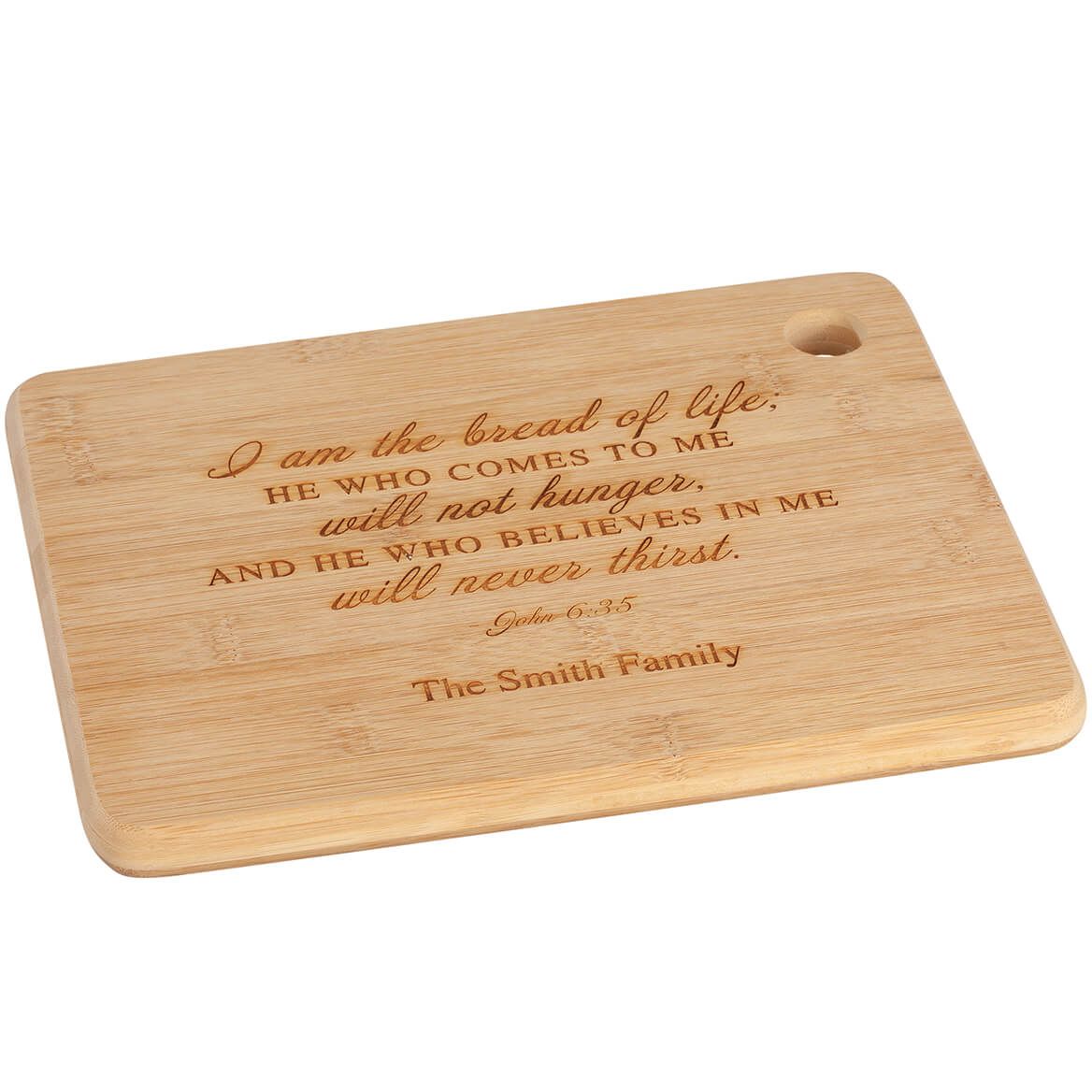 Personalized "I Am The Bread of Life" Cutting Board + '-' + 374402