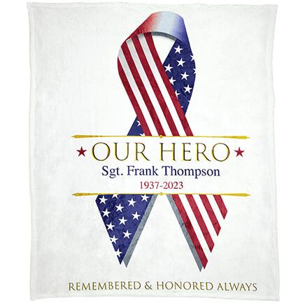 Personalized Veterans Throw-374444