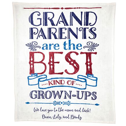 Personalized Grandparents Throw-374455