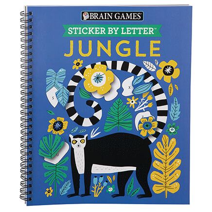 Brain Games® Sticker-By-Letter Jungle-374457