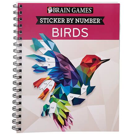 Brain Games® Sticker-By-Number Birds-374462