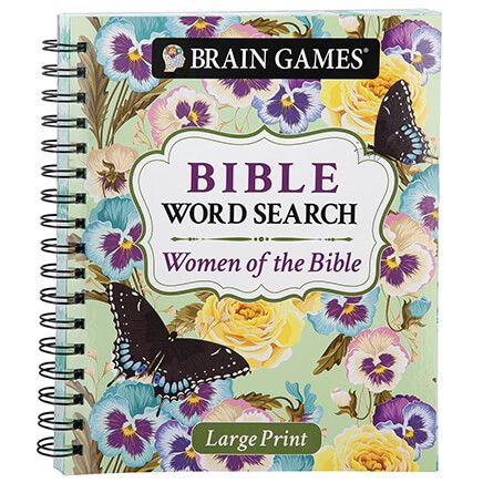 Brain Games® Large Print Bible Word Search, Women of the Bible-374464
