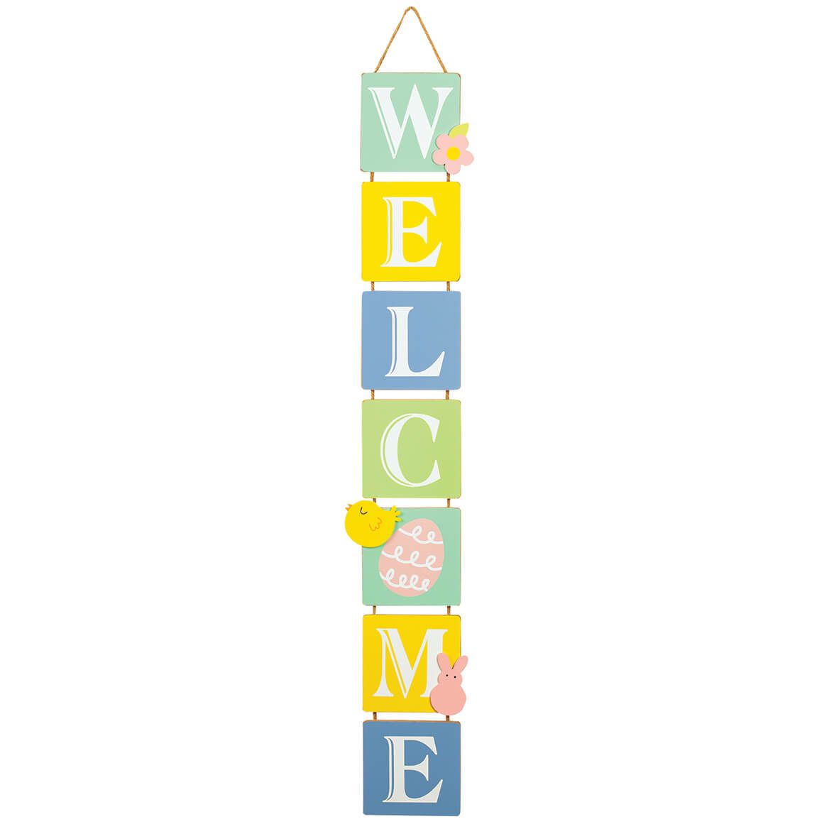 Hanging Welcome Easter Sign by Holiday Peak™ + '-' + 374552