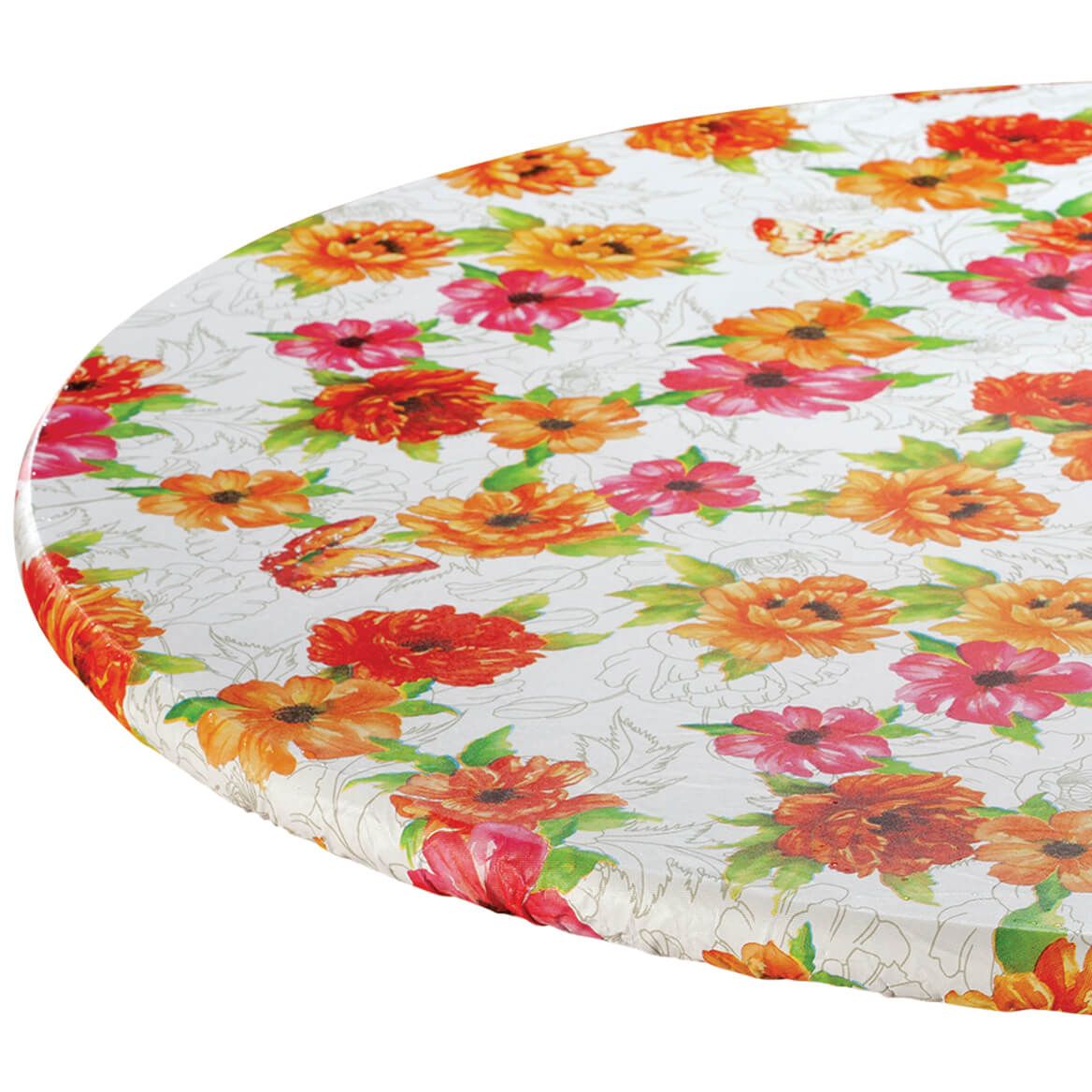 Floral Butterfly Elasticized Table Cover By Chef's Pride™ + '-' + 374594