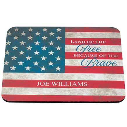 Personalized American Flag Mousepad-374622