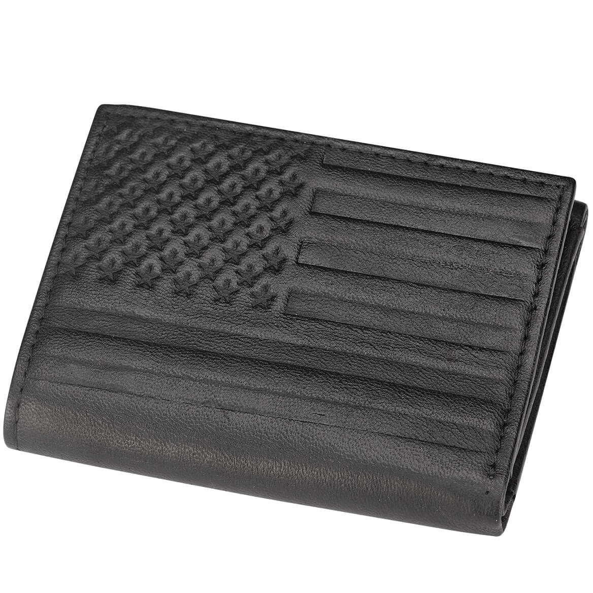 Genuine Leather Debossed RFID Trifold Wallet + '-' + 374735