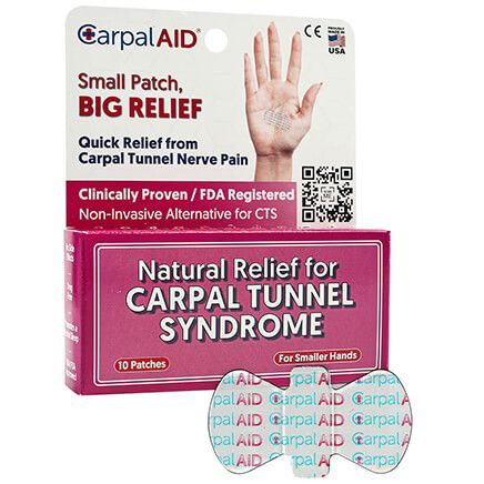 CarpalAID® Pain Relief Hand Patches, Set of 10-374741
